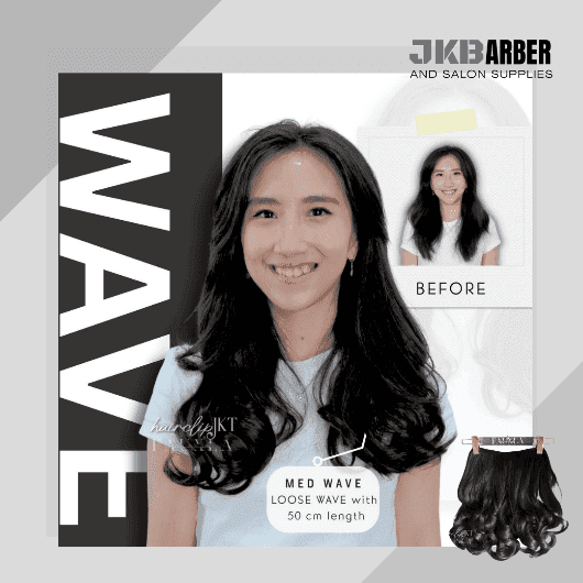 Hairclip Dark Brown Medium