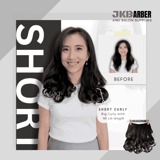 Hairclip Black Short