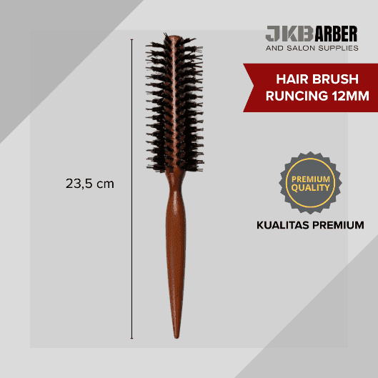 Hair Brush Runcing 12mm