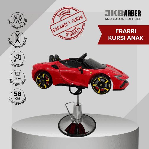 Kids Barber Chair Frrari